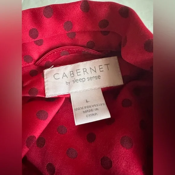 Red Polka Dots Sleep Robe